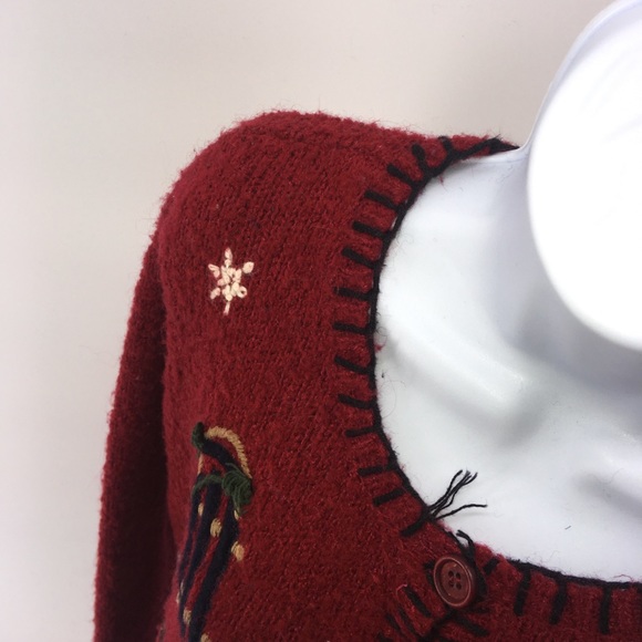 Croft and barrow large Christmas sweater Flaws - Picture 6 of 8